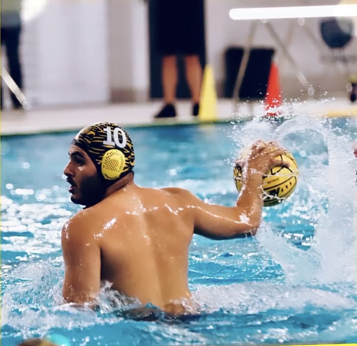 Amir in play. Opens Iran v Montenegro (FINA World Junior Championship) footage